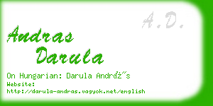 andras darula business card